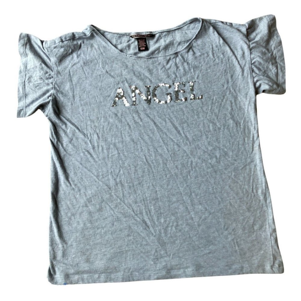 'VICTORIA'S SECRET ANGEL Sequin Crew-Neck T-Shirt